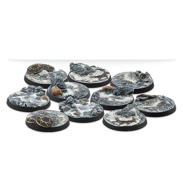 Load image into Gallery viewer, Warcrow: 30mm Northern Tribes Scenery Bases, Alpha Series
