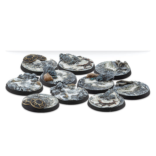 Warcrow: 30mm Northern Tribes Scenery Bases, Alpha Series