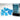 Chessex Dice: Special 16mm D6 (12) - Frosted: Caribbean Blue/White 
