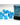 Chessex Dice: Special 16mm D6 (12) - Frosted: Caribbean Blue/White 