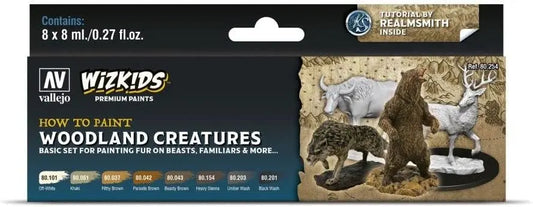 WizKids Premium: Woodland Creatures Paint Set 