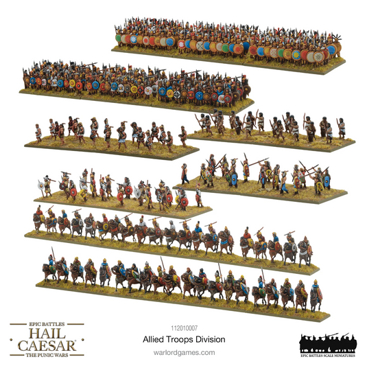 Hail Caesar Epic Battles: Allied Troops division