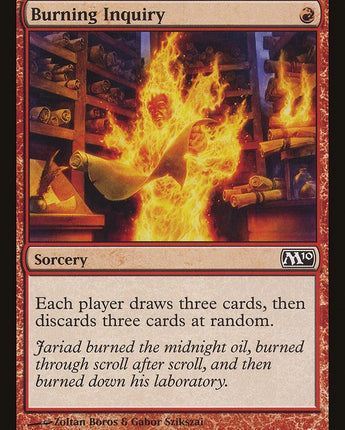 Burning Inquiry