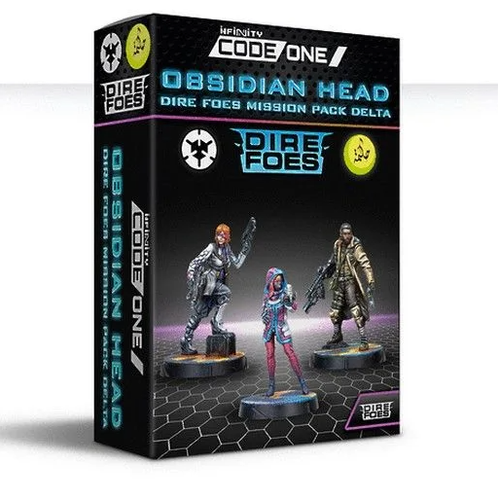 Infinity Dire Foes Mission Pack Delta - Obsidian Head