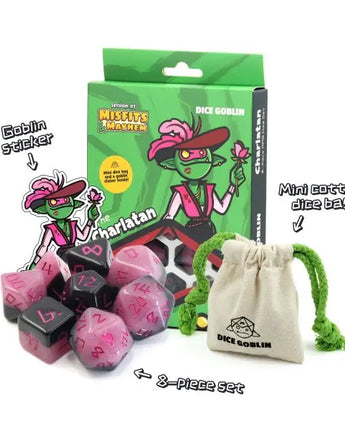 Dice Goblin Charlatan RPG Dice (8 pcs) 