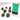 Chessex Dice: 7-Die RPG Set - Speckled: Earth 