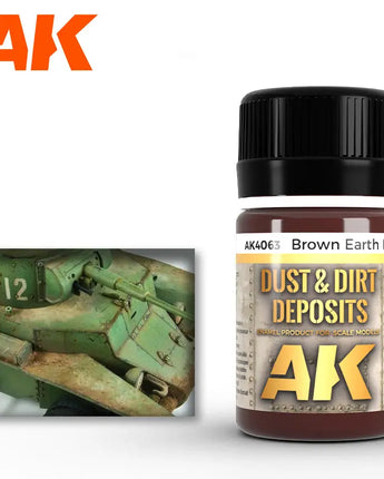 Dust & Deposit Brown Earth Enamel Effects 35ml 