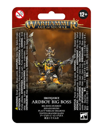 Orruk Warclans Ardboy Big Boss 