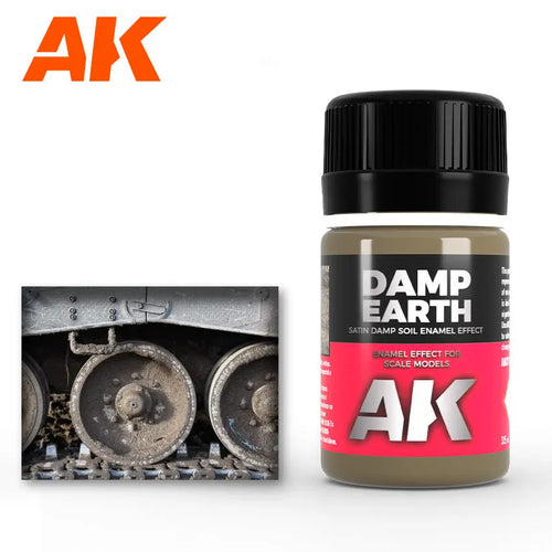 Damp Earth Satin Enamel Wash 35ml 