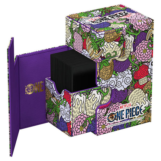 Flip'n'Tray 80+ Deck Case: One Piece (Netflix) - Devilfruit Pattern 