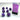 Chessex Dice: 7-Die RPG Set - Lustrous: Purple/Gold 