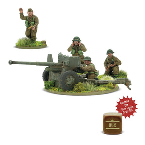 Bolt Action British 6-pounder anti-tank gun (plastic) 