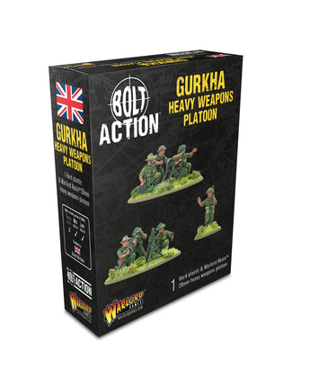 Bolt Action Gurkha Heavy Weapons platoon 