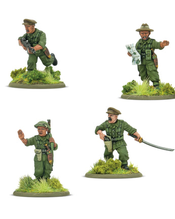 Bolt Action Gurkha Platoon Commanders 