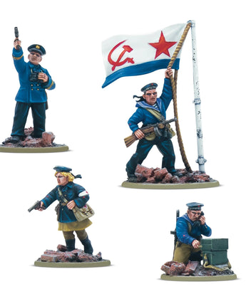 Bolt Action Soviet Naval Brigade HQ 
