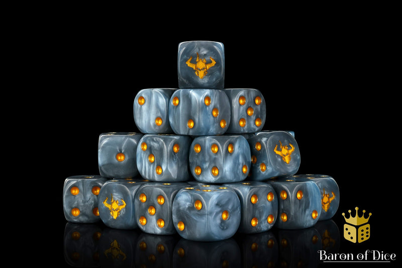 Load image into Gallery viewer, Golden Demon Dice
