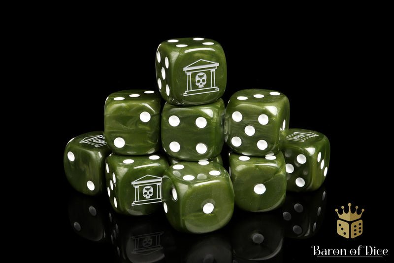 Load image into Gallery viewer, Military Gate Dice - Military Green
