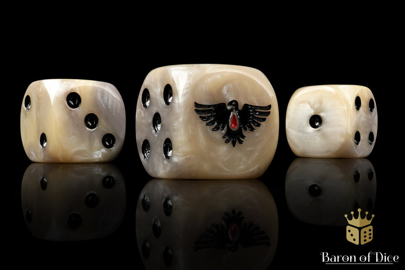 Load image into Gallery viewer, Bloody Raven Dice
