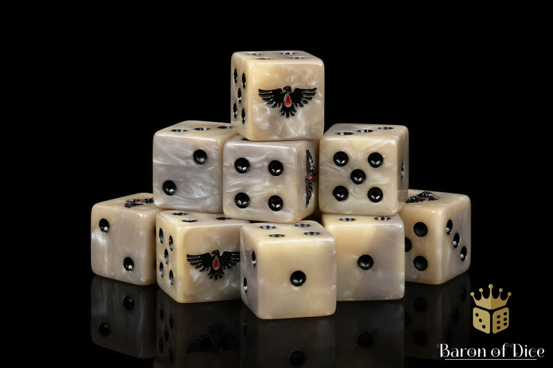 Load image into Gallery viewer, Bloody Raven Dice
