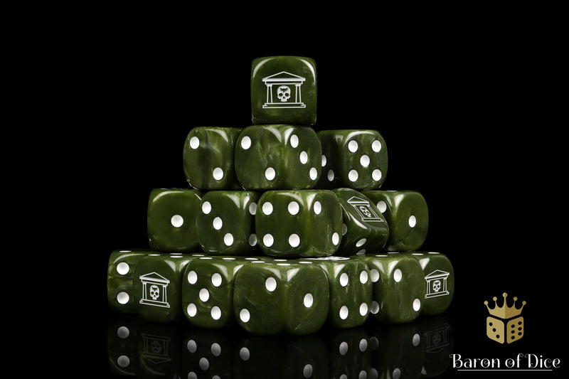 Load image into Gallery viewer, Military Gate Dice - Military Green
