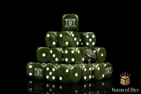 Military Gate Dice - Military Green