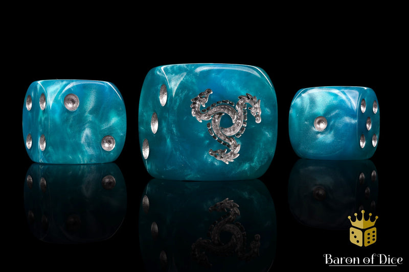 Load image into Gallery viewer, Hydra Dice - Serpent Blue
