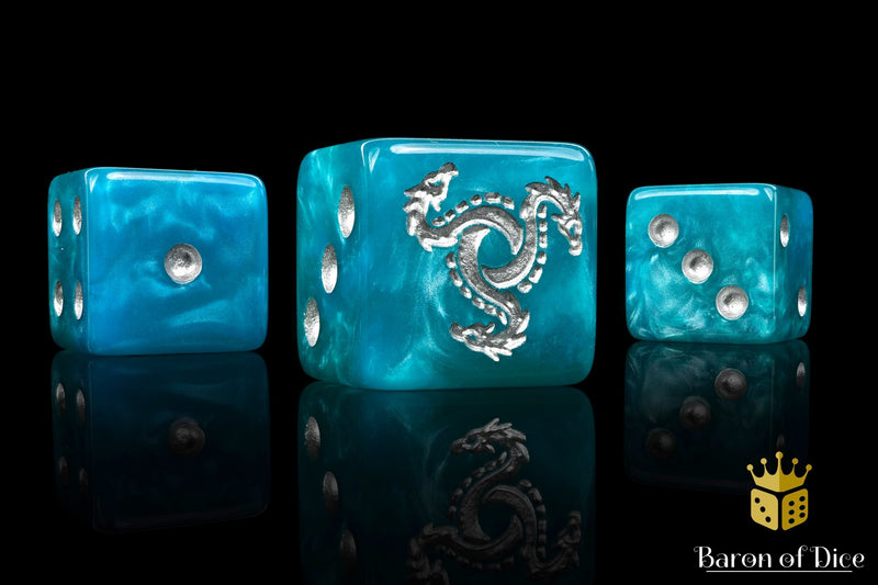 Load image into Gallery viewer, Hydra Dice - Serpent Blue
