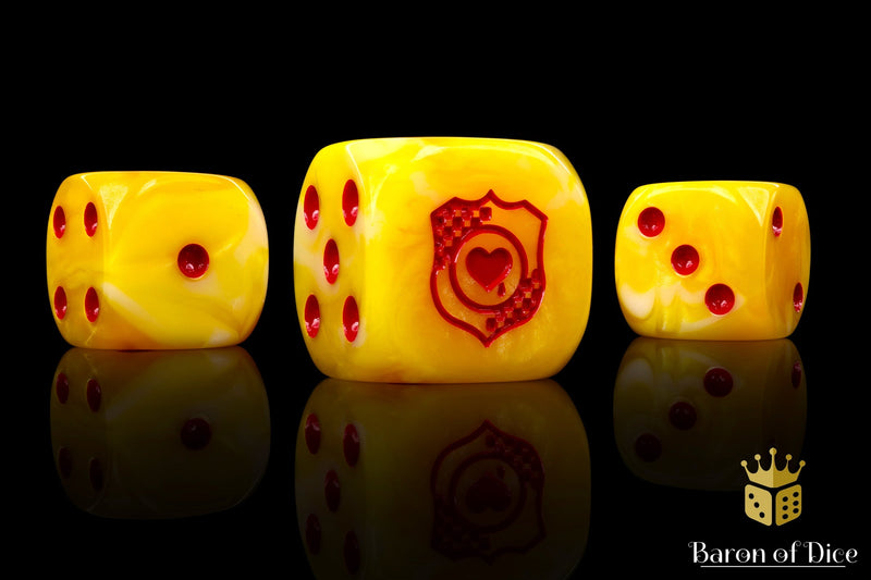 Load image into Gallery viewer, Bleeding Heart Dice
