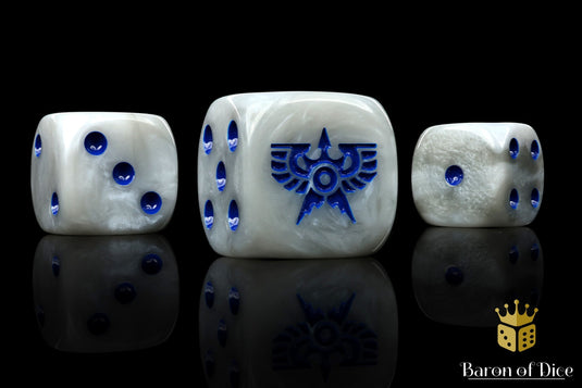 Mercenary Knights Dice - Light Grey