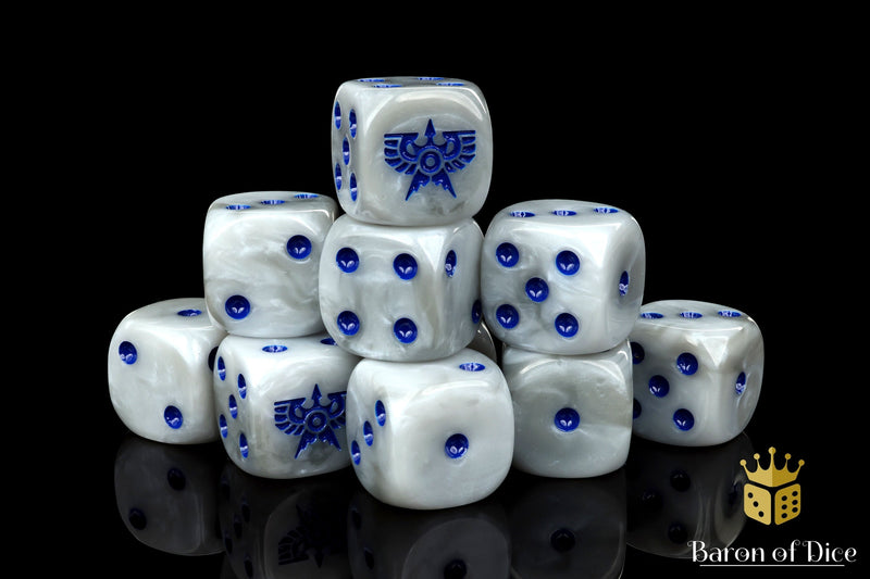 Load image into Gallery viewer, Mercenary Knights Dice - Light Grey
