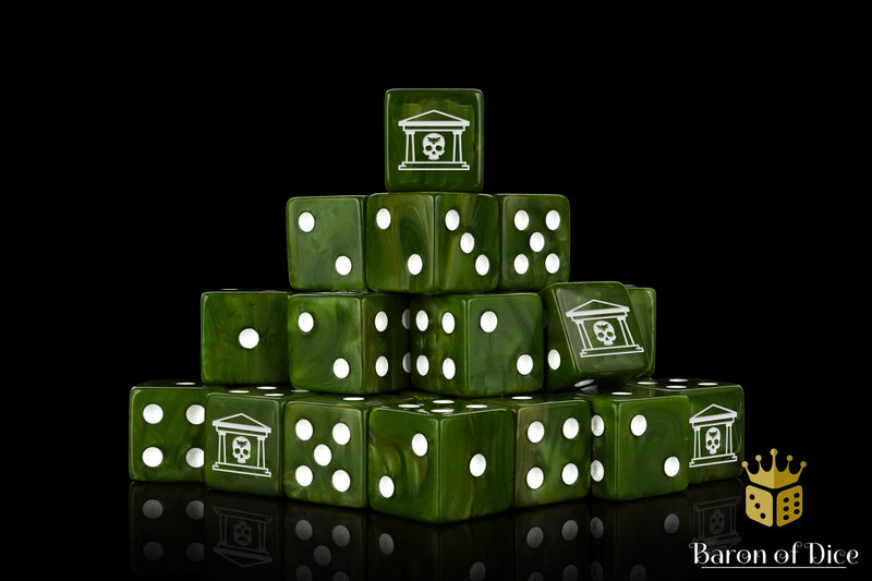 Load image into Gallery viewer, Military Gate Dice - Military Green
