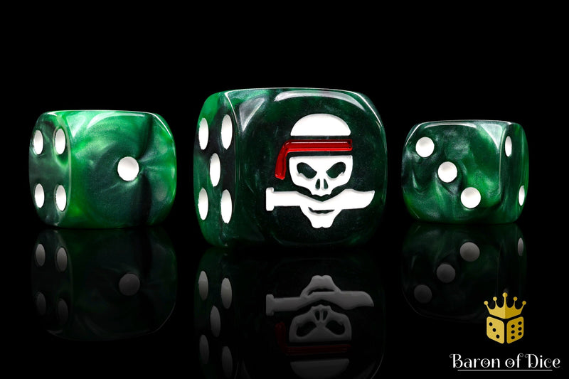 Load image into Gallery viewer, Jungle Fighter Dice 
