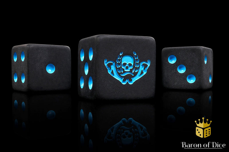 Load image into Gallery viewer, Mercenary Knights Dice - Black
