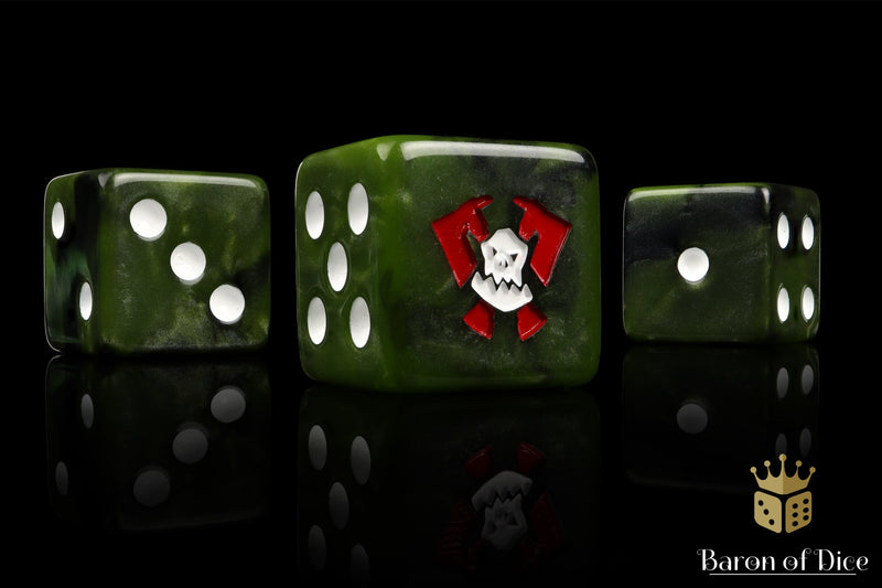 Load image into Gallery viewer, Bloody Orc Dice
