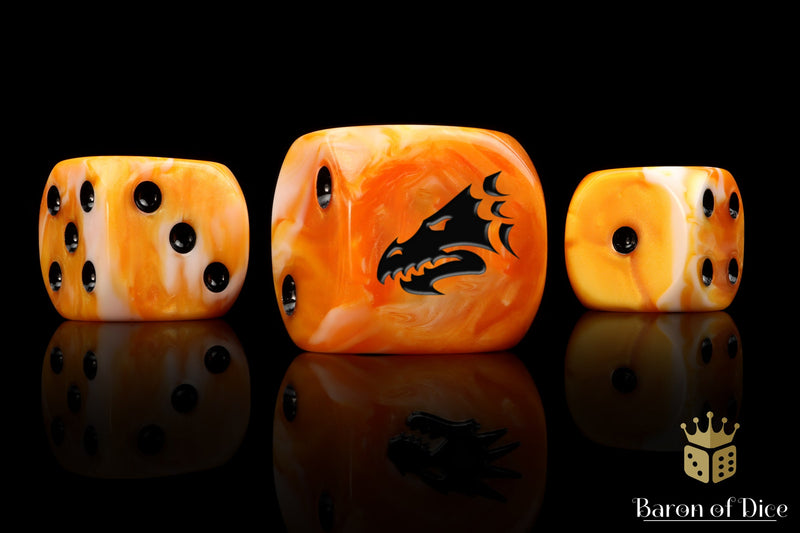 Load image into Gallery viewer, Fire Drake Dice
