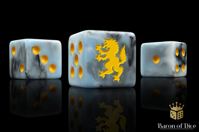 Load image into Gallery viewer, Rampant Direwolf Dice
