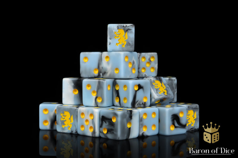 Load image into Gallery viewer, Rampant Direwolf Dice
