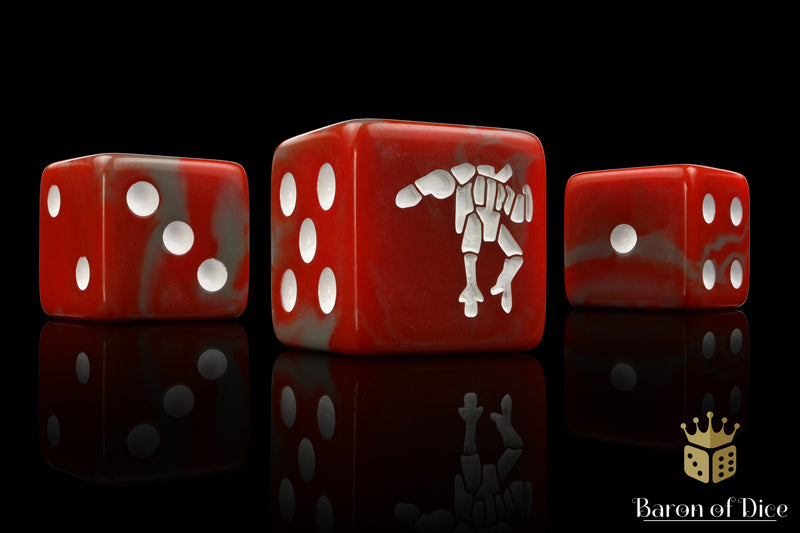 Load image into Gallery viewer, Crisis Robot Dice - Red
