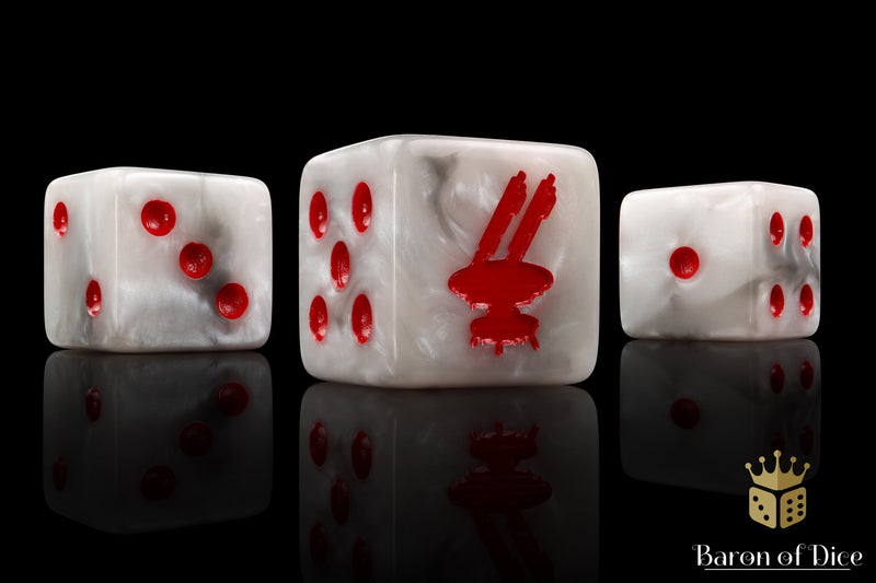 Load image into Gallery viewer, Drone Dice - White
