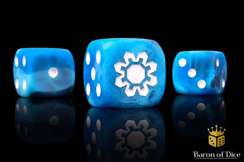 Load image into Gallery viewer, Frozen Cog Dice
