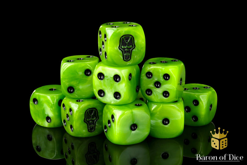 Load image into Gallery viewer, Day of the Dead Dice - Skull
