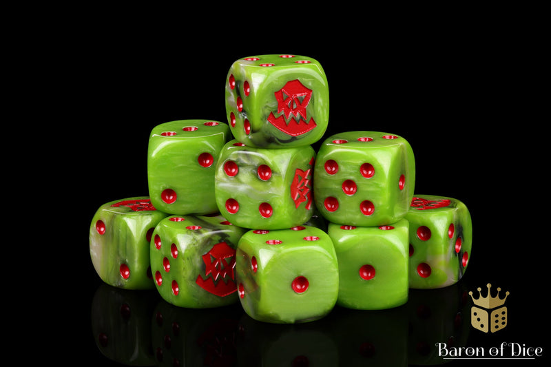 Load image into Gallery viewer, Orc Dice - Red
