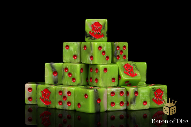 Load image into Gallery viewer, Orc Dice - Red
