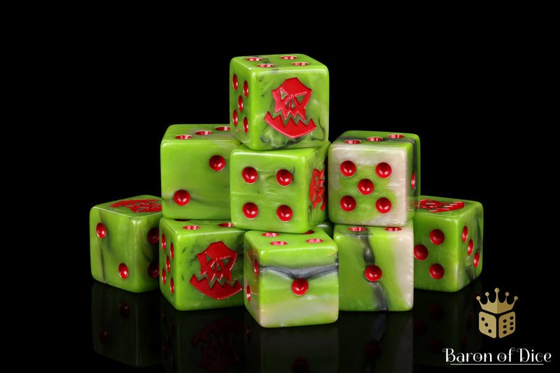 Load image into Gallery viewer, Orc Dice - Red
