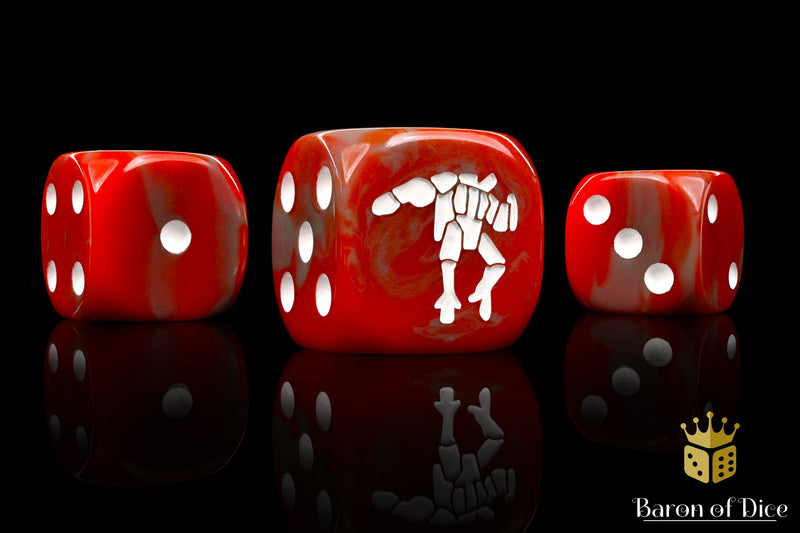 Load image into Gallery viewer, Crisis Robot Dice - Red
