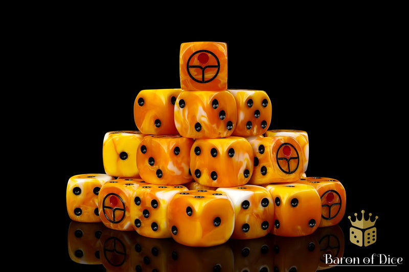 Load image into Gallery viewer, Universal Peace Dice - Ochre
