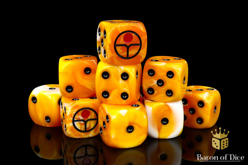 Load image into Gallery viewer, Universal Peace Dice - Ochre
