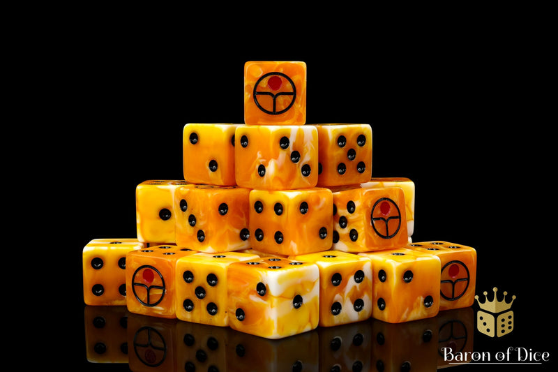 Load image into Gallery viewer, Universal Peace Dice - Ochre
