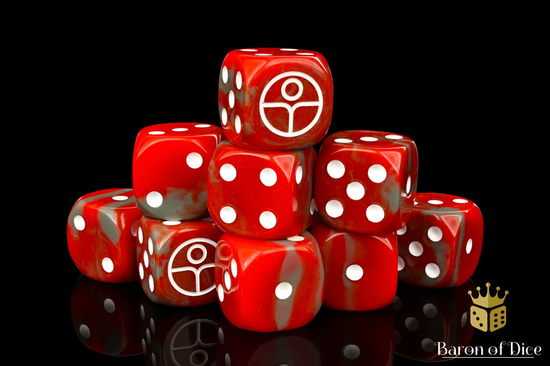 Load image into Gallery viewer, Universal Peace Dice - Red
