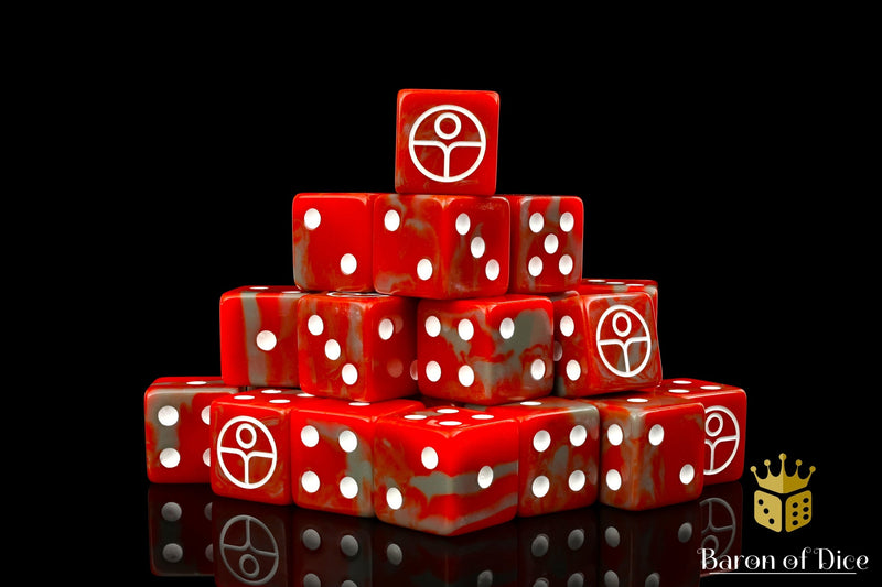 Load image into Gallery viewer, Universal Peace Dice - Red
